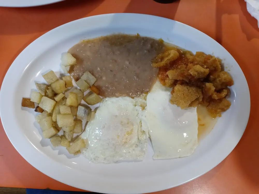Chicharron and Egg Plate